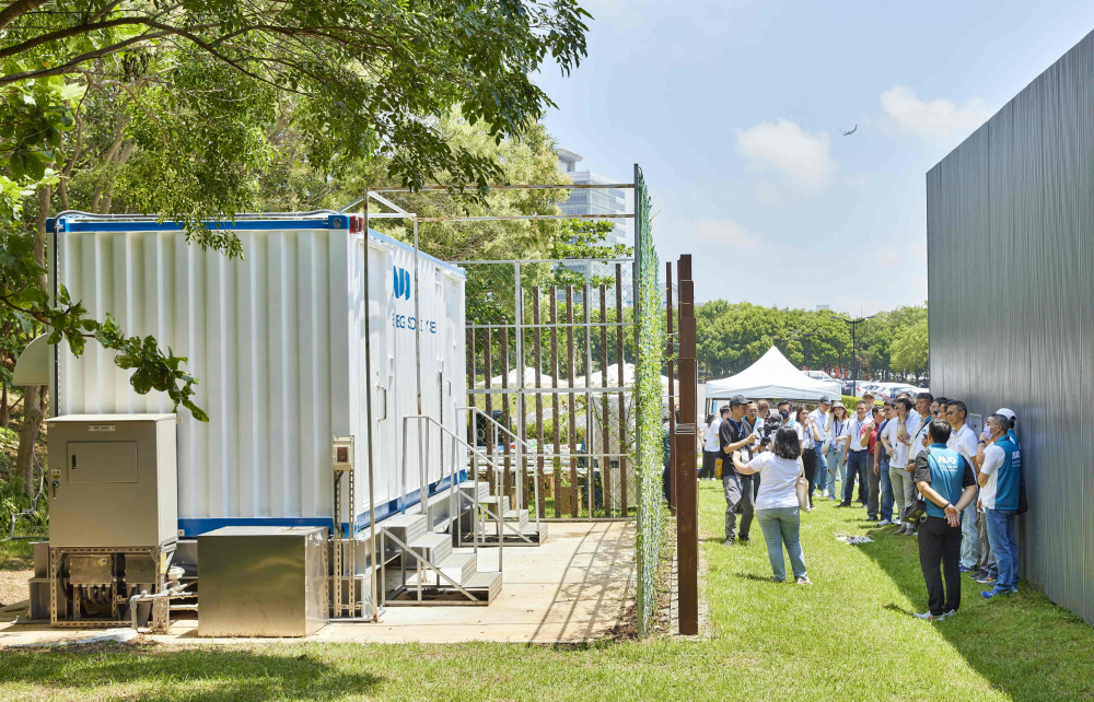 友達西大墩窯文化館建置屋頂全綠電及儲能櫃，為兼具創能儲能的永續綠能場域