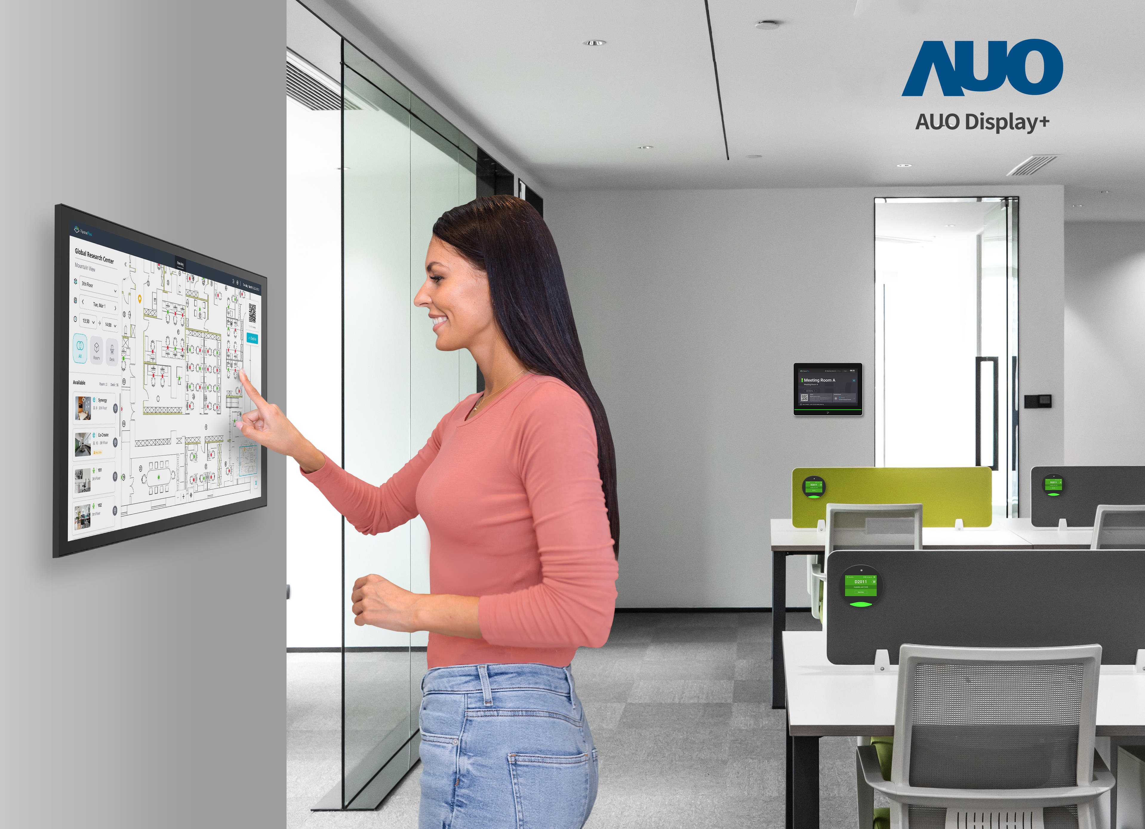 达擎会议空间管理解决方案可应用于空间预约和管理流程，将办公空间的查询、预约和保留等流程自动化，为用户提供更灵活、弹性的工作模式