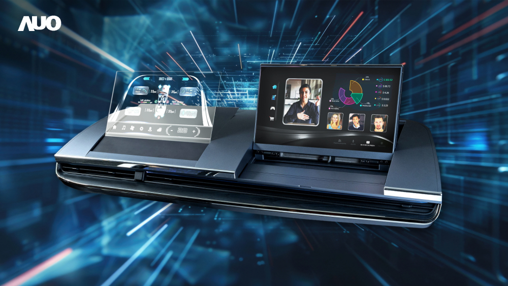 k1体育Micro LED Display HMI解决方案打造透明Micro LED前座仪表，呈现信息并保留驾驶视野开阔；亦为副驾驶座乘客打造收放自如的Micro LED屏幕，在不影响显示质量的前提于显示区内建镜头，让用户能与视讯对象直接眼神接触，提供绝佳的双向沟通体验