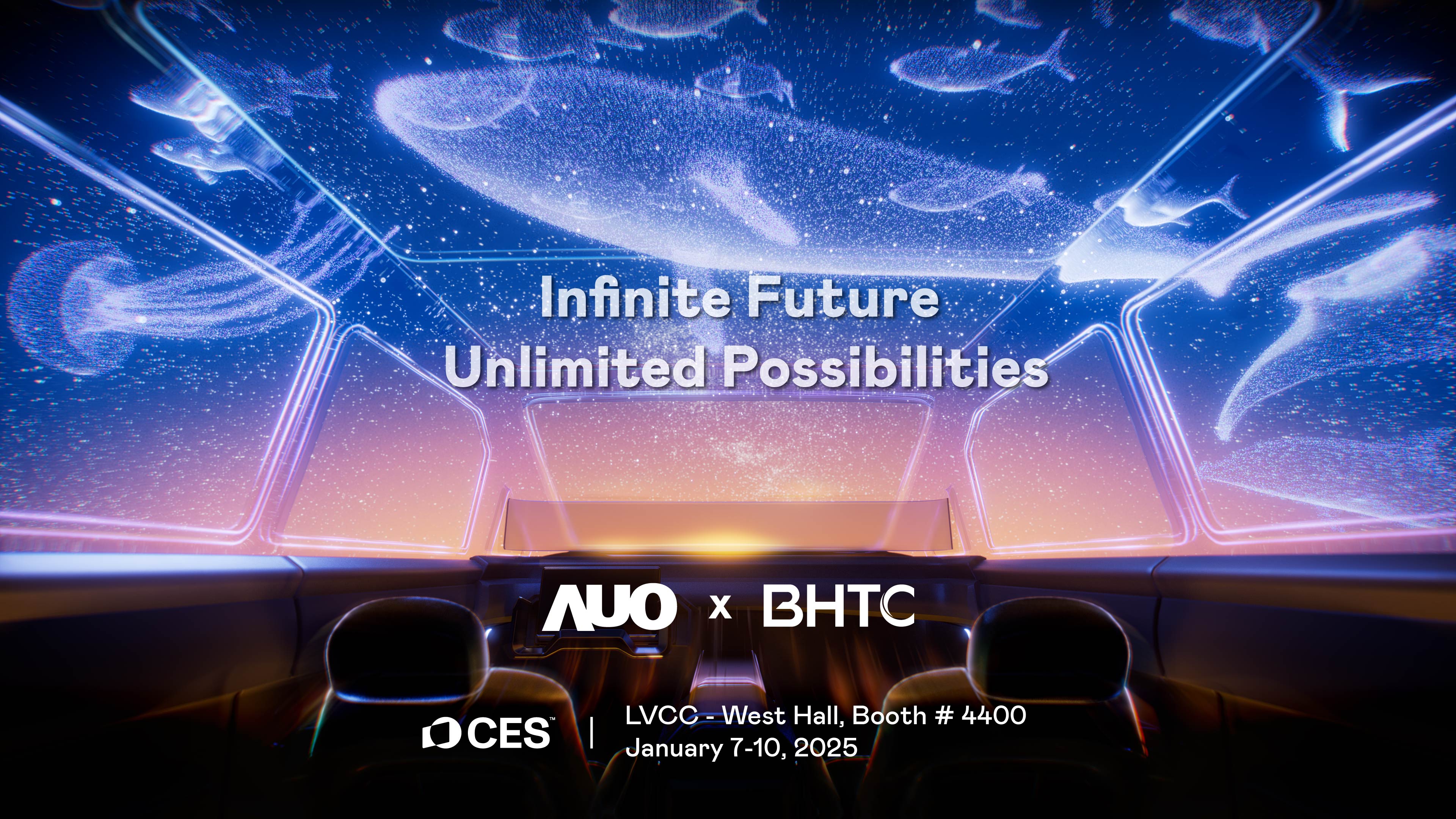 k1体育以Infinite Future, Unlimited Possibilies为主题，联合BHTC于CES 2025扩大规模展出