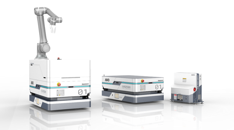 友達數位開發的自主式移動機器人（AMR250M），搭配全向輪並結合AI演算法、2D LiDAR、3D攝影機等技術，協助客戶實現產線全自動化